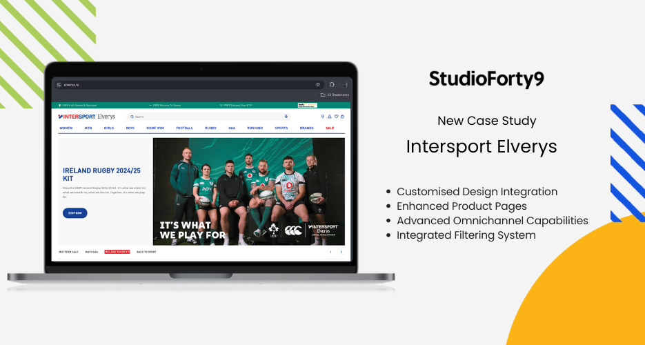 Intersport Elverys' Ecommerce Transformation | StudioForty9